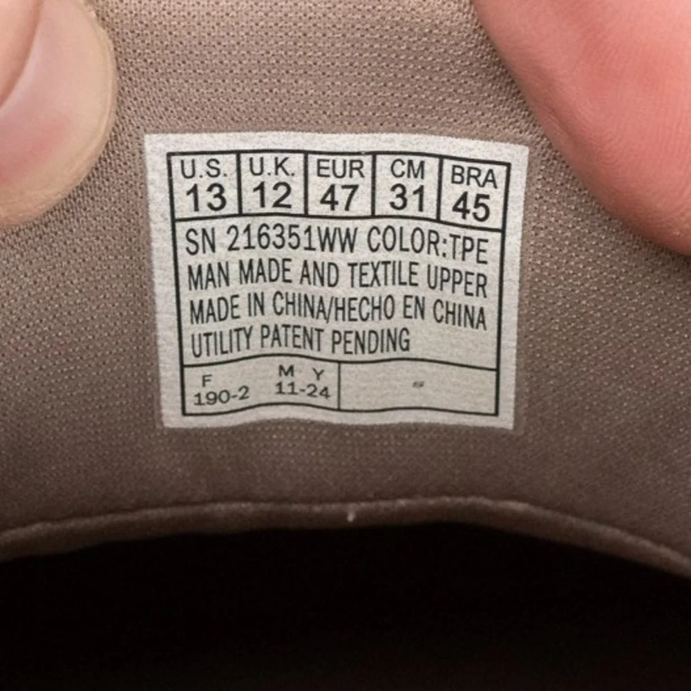 Men's 13‎ Skechers Shoe Slip Ins Max Cushion Wide Go Walk Taupe Knit 216351